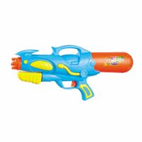 Waterpistool/waterpistolen blauw/oranje 50 cm