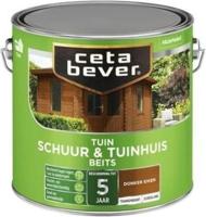 Cetabever Schuur en Tuinhuis Beits Transparant Zijdeglans - Donker Eiken