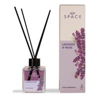 Air Space - Parfum - Geurstokjes - Huisgeur - Huisparfum - Lavender & Musk - Vierkant - 100ml - thumbnail