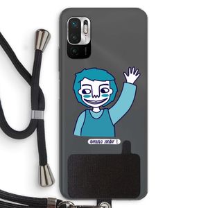 Zwaai: Xiaomi Redmi Note 10 5G Transparant Hoesje met koord