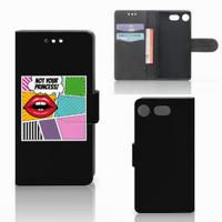 Sony Xperia XZ1 Compact Wallet Case met Pasjes Popart Princess - thumbnail
