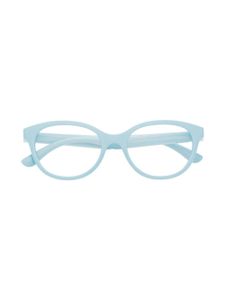 Dolce & Gabbana Kids lunettes de vue à monture rectangulaire - Bleu