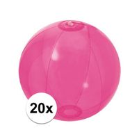 20x Roze strandbal   -