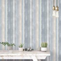 Noordwand Evergreen Behang Gradient Stripes blauw