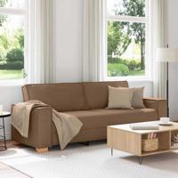 3-zitsbank Bruin 180 cm Stof