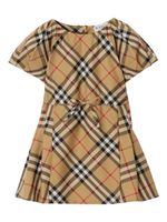 Burberry Kids robe plissée à motif Vintage Check - Marron - thumbnail