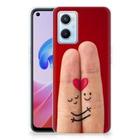 OPPO A96 | OPPO A76 Silicone Back Cover Liefde - Origineel Romantisch Cadeau