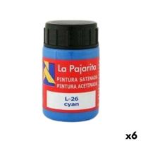 Gematigd La Pajarita Cyan L-26 6 Onderdelen School Gesatineerd Blauw