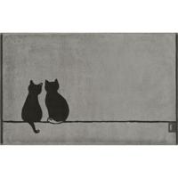 Cawö Cawö Cute Cats Badmat 50x80 basalt/platin
