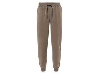 LIVERGY Heren fleecebroek (XL, Bruin)