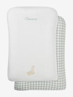 Set van 2 luiermatrashoezen OIE groen, geruit