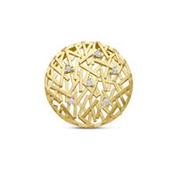 14k Geelgouden Hanger met Diamant - Tijdloze Luxe en Stralende Eleganties 14k Geelgouden Hanger met Diamant - Tijdloze Luxe en Stralende Eleganties