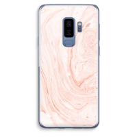 Peach bath: Samsung Galaxy S9 Plus Transparant Hoesje - thumbnail