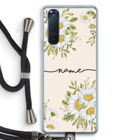Daisies: Sony Xperia 5 II Transparant Hoesje met koord