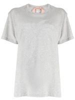 Nº21 t-shirt en coton à col rond - Gris - thumbnail