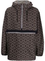 White Mountaineering veste à motif géométrique - Marron