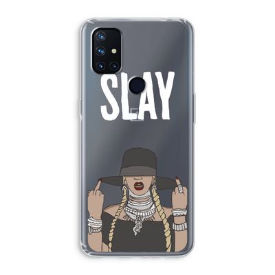 Slay All Day: OnePlus Nord N10 5G Transparant Hoesje