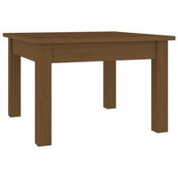 vidaXL Salontafel 45x45x30 cm massief grenenhout honingbruin - thumbnail