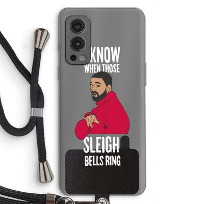 Sleigh Bells Ring: OnePlus Nord 2 5G Transparant Hoesje met koord