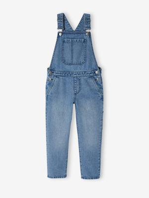 Jongenstuinbroek van soepele denimstof stone