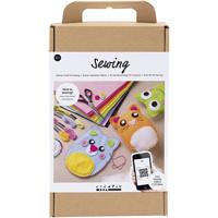 Creativ Company Starter hobbyset naaien, teddyberen, 1 doos