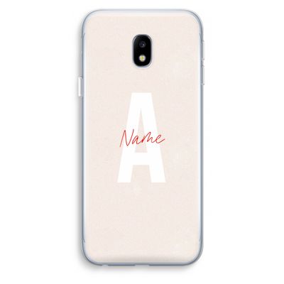 Strawberry Milkshake: Samsung Galaxy J3 (2017) Transparant Hoesje