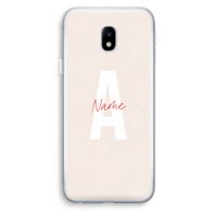 Strawberry Milkshake: Samsung Galaxy J3 (2017) Transparant Hoesje
