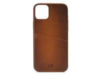 Senza Senza Desire Leather Cover with Card Slot Apple iPhone 14 Burned Cognac