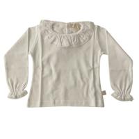 Baby gi wit T-shirt met kraagje