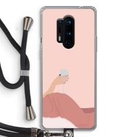 Wine: OnePlus 8 Pro Transparant Hoesje met koord