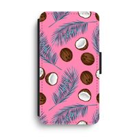 Kokosnoot roze: iPhone XS Max Flip Hoesje