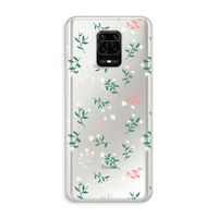 Small white flowers: Xiaomi Redmi Note 10 Lite Transparant Hoesje