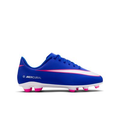 Nike Mercurial Vapor 16 Club Gras / Kunstgras Voetbalschoenen (MG) Kids Blauw Wit Felroze