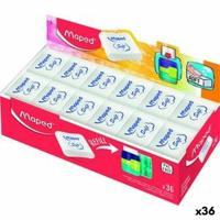 Gummenset Maped Essential Soft Connect Wit 36 Stuks