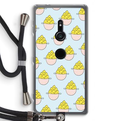 Citroenen: Sony Xperia XZ2 Transparant Hoesje met koord