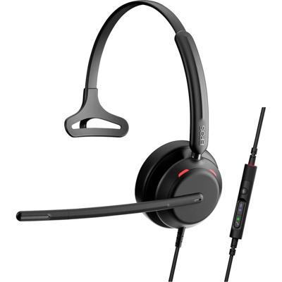 EPOS IMPACT 730T On Ear headset Telefoon Kabel Mono Zwart