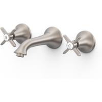 Wastafelkraan Tres Clasic | Inbouw | Mengkraan | Incl.Inbouwdeel | Vintage | RVS look