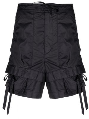 ISABEL MARANT short à lien de resserrage - Gris