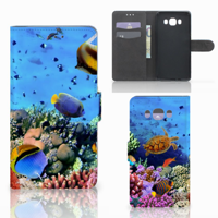 Samsung Galaxy J7 2016 | Telefoonhoesje | Met pasjeshouder | Vissen Samsung Galaxy J7 2016 | Telefoonhoesje | Met pasjeshouder | Vissen