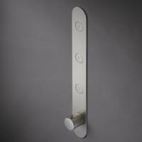 Hotbath Cobber afbouwdeel inbouwthermostaat met 3 pushbuttons verticale plaatsing verouderd ijzer PB050EXTAI