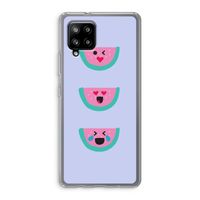 Smiley watermeloen: Samsung Galaxy A42 5G Transparant Hoesje