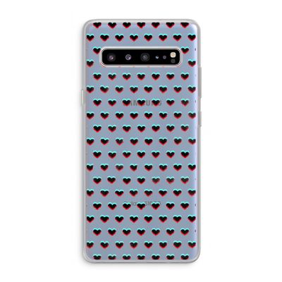 Hartjes: Samsung Galaxy S10 5G Transparant Hoesje