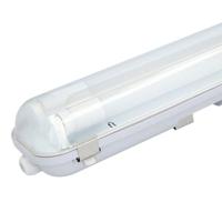 Ecoseries - LED TL armatuur 150cm dubbel IP65 - 6000K - 48W 9600lm (200lm/W) - Flikkervrij koppelbaar - T8 G13 fitting - Incl. 2x LED TL buis