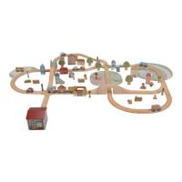 Little Dutch houten treinset - 114-delig