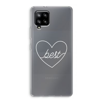 Best heart pastel: Samsung Galaxy A42 5G Transparant Hoesje