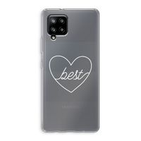 Best heart pastel: Samsung Galaxy A42 5G Transparant Hoesje