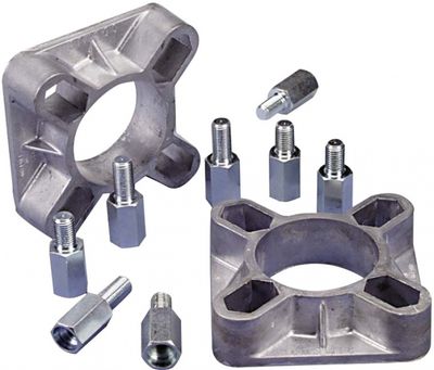 AutoStyle spoorverbreders M12 bouten 116x32mm (4x94 118 mm) set AutoStyle spoorverbreders M12 bouten 116x32mm (4x94 118 mm) set