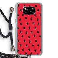 Watermelon: Xiaomi Poco X3 NFC Transparant Hoesje met koord