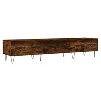 The Living Store TV-meubel Smoked Oak - 150x36x30 cm - Trendy en praktisch - thumbnail