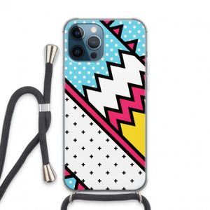 Pop Art #2: iPhone 13 Pro Max Transparant Hoesje met koord